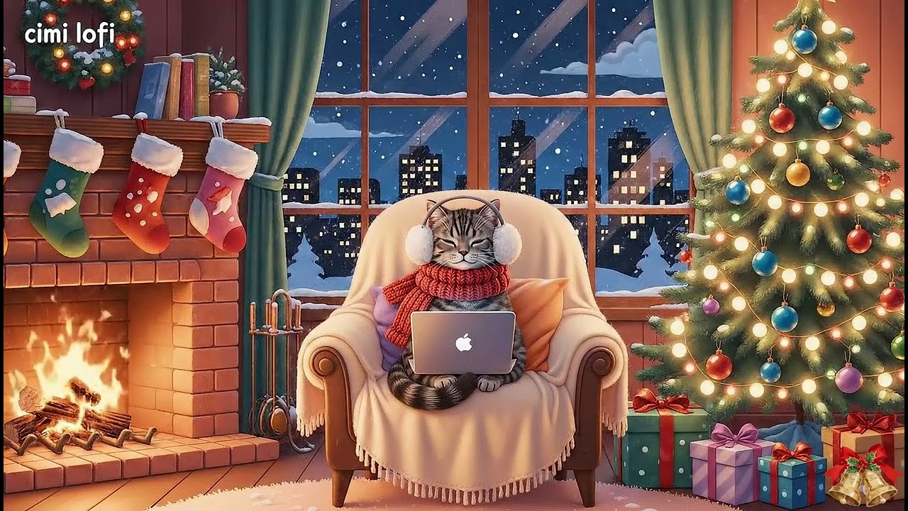 Cimi Lofi – Cozy Winter Christmas ❄️ Calm Lofi Beats for Study & Rela