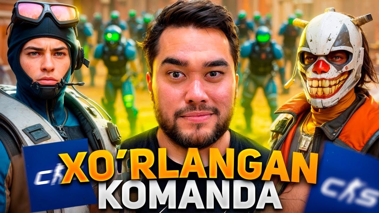 XO'RLANGAN KOMANDA | COUNTER STRIKE 2