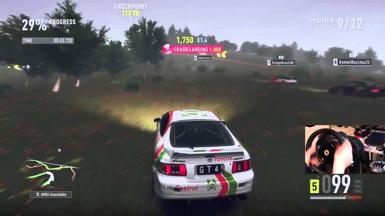 Forza Horizon 2 Storm Island LP Ep4 - 2 More SLEEPS!/Flying Finish! w/Wheel Cam | SLAPTrain