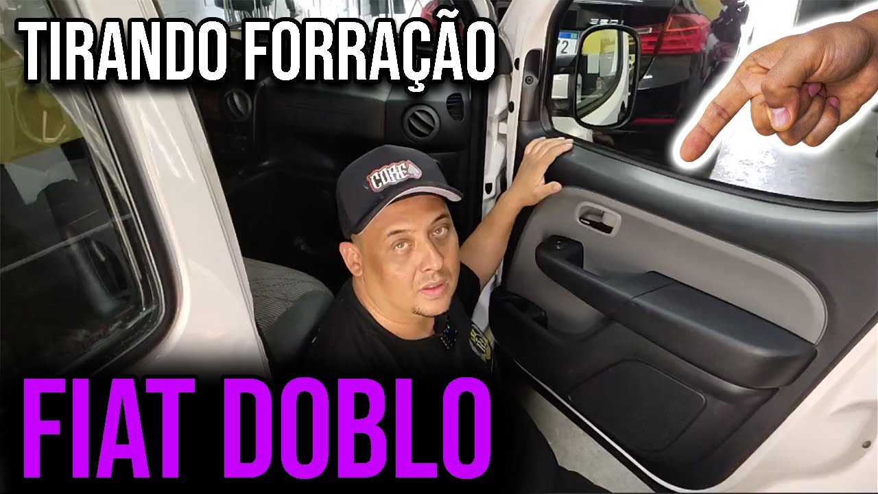 Desmontando e tirando forro de porta Fiat Doblo 2021