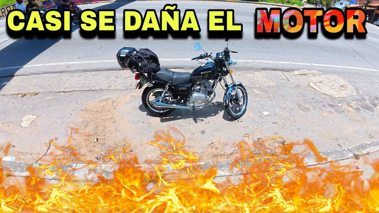GN 125F / VIAJE A BOGOTÁ fue un FRACASO / Por POCO SE DAÑA EL MOTOR
