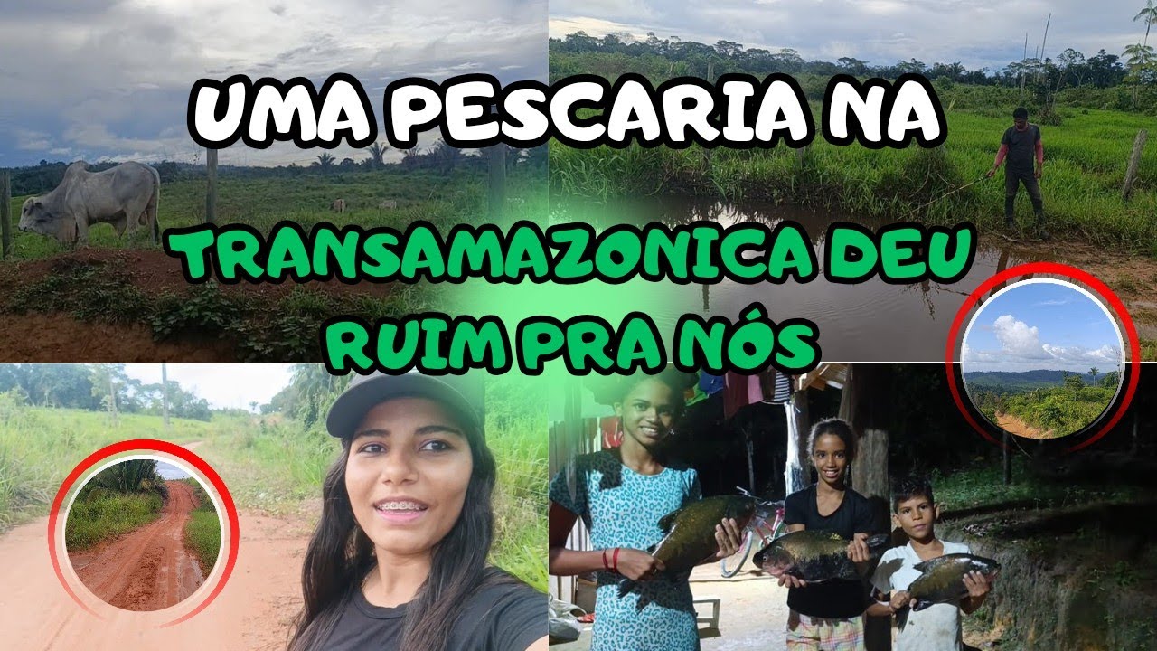 MAIS UMA PESCARIA NA TRANSAMAZONICA DEU RUIM PRA NÓS, PRO MENINOS DEU BOM DE MAIS SHOW DE BOLA 🥰😍