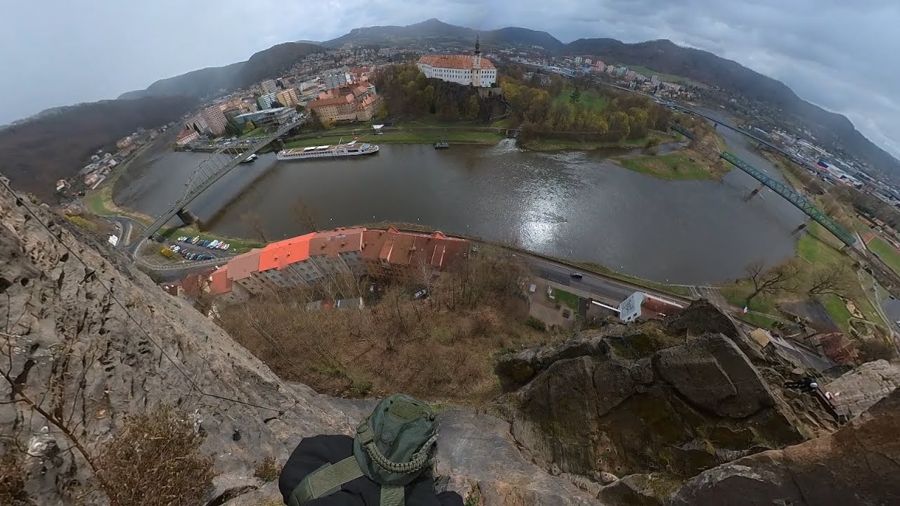 Ferrata Pastýřská stěna v Děčíně