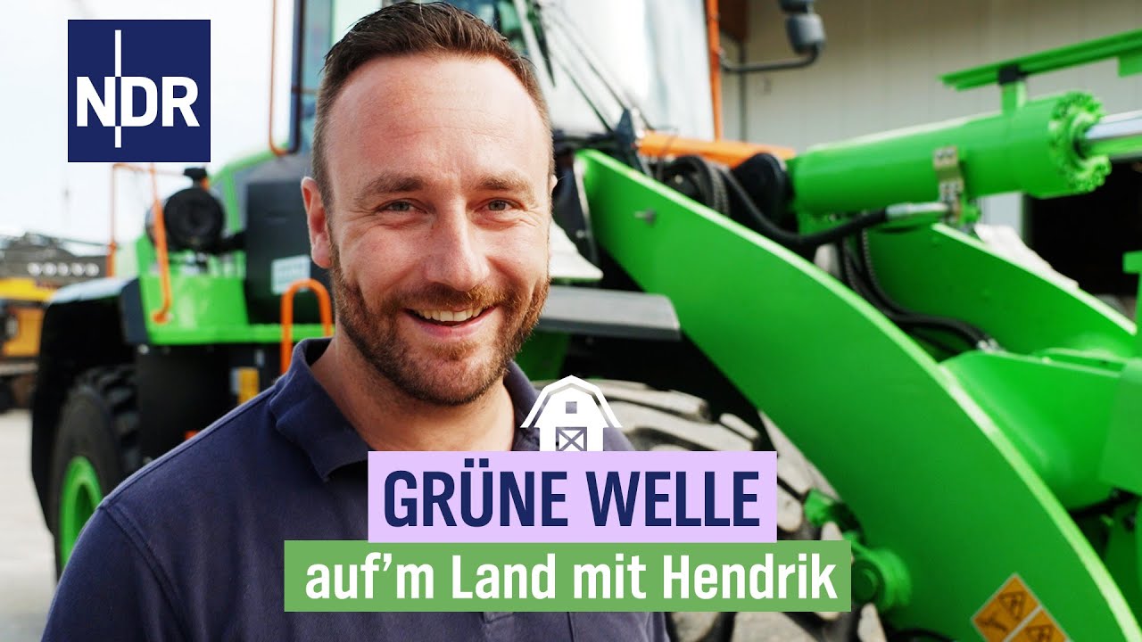 So viel Freude! Hendrik testet neuen riesigen Radlader | Auf'm Land mit Hendrik | Folge 2 | NDR