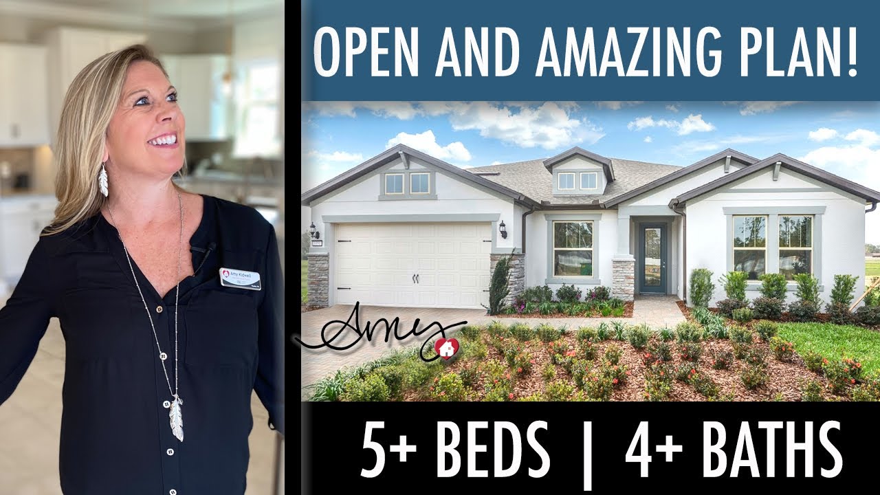 Model Home Tour Orlando Real Estate | Retreat at Lake Brantley | Dockside Plan by Pulte