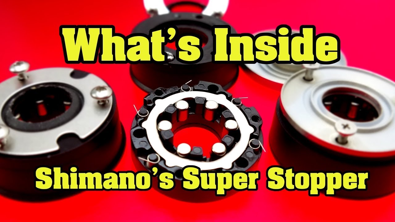 Как обслужить и собрать стопор обратного хода Shimano Super Stopper крупным планом и в формате 4K.