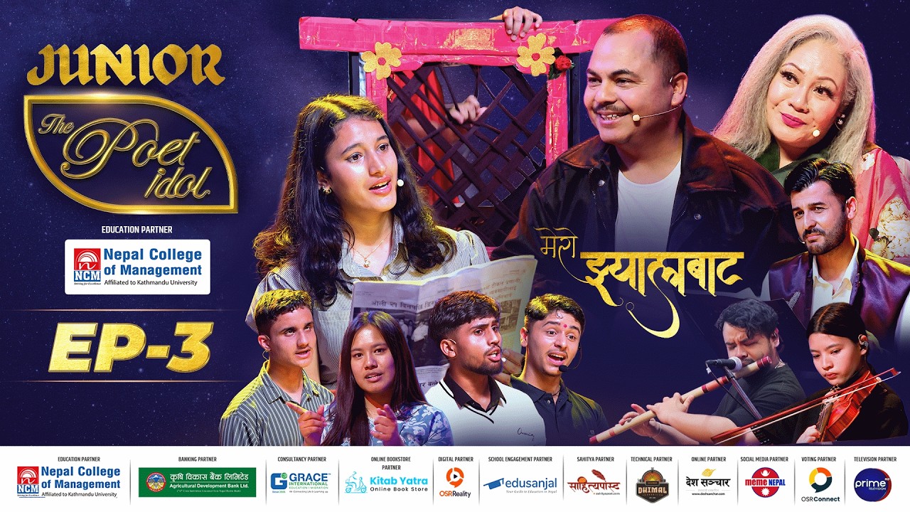 JUNIOR: THE POET IDOL | EPI 3 | TEAM ALOK | मेरो झ्यालबाट | VIPLOB PRATIK, GAURI MALLA, HARK & DIVYA