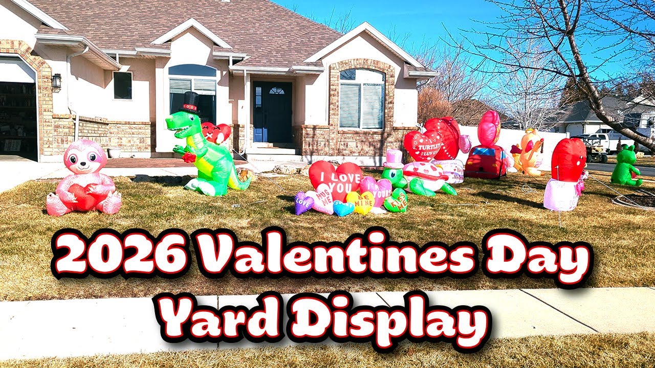 2026 Valentines Day Yard Display
