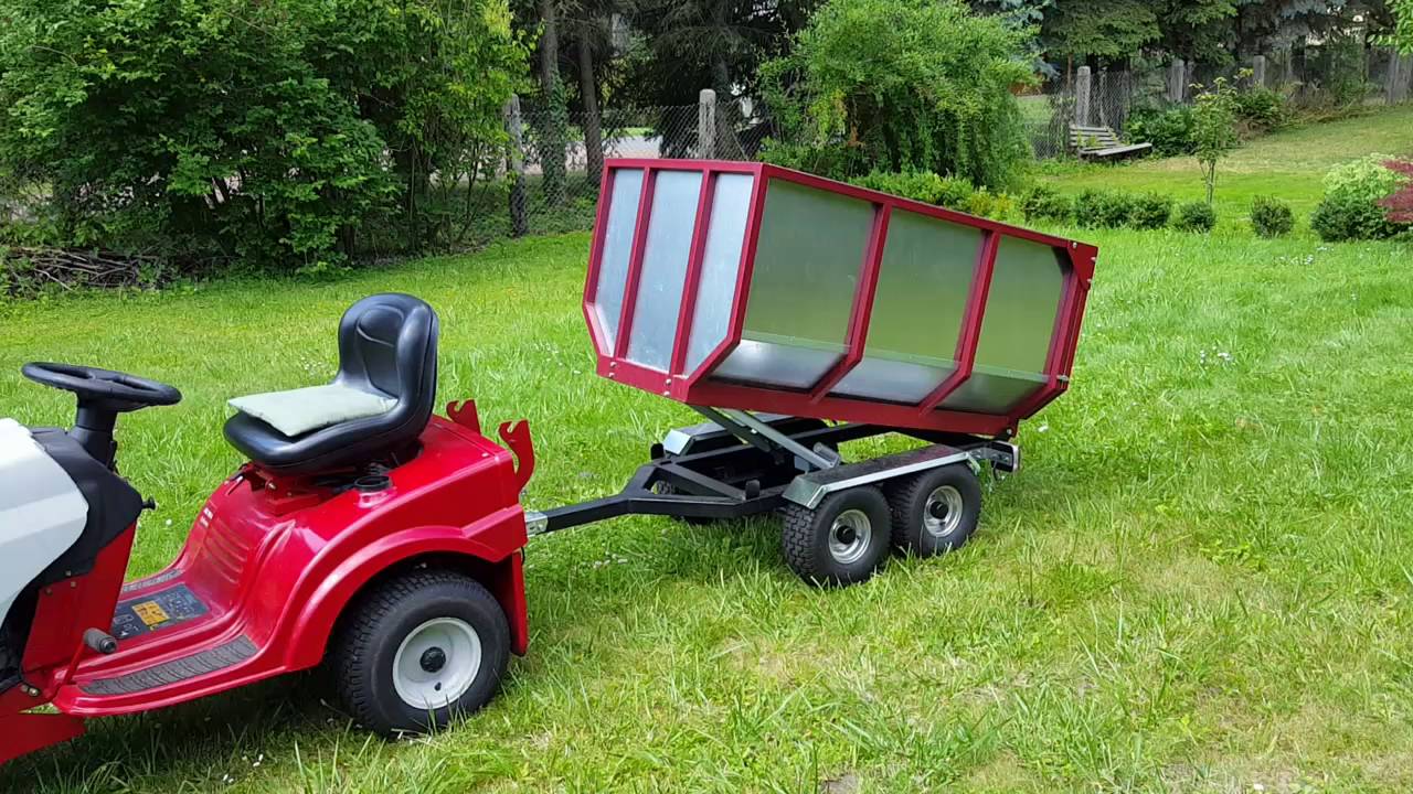 Anhänger für Rasentraktor DIY - 2