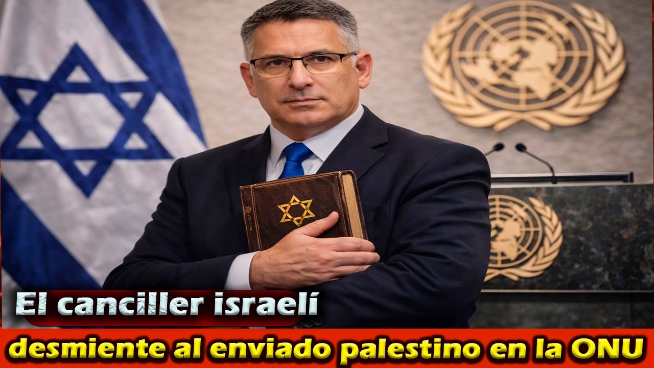 El canciller israelí desmiente al enviado palestino en la ONU
