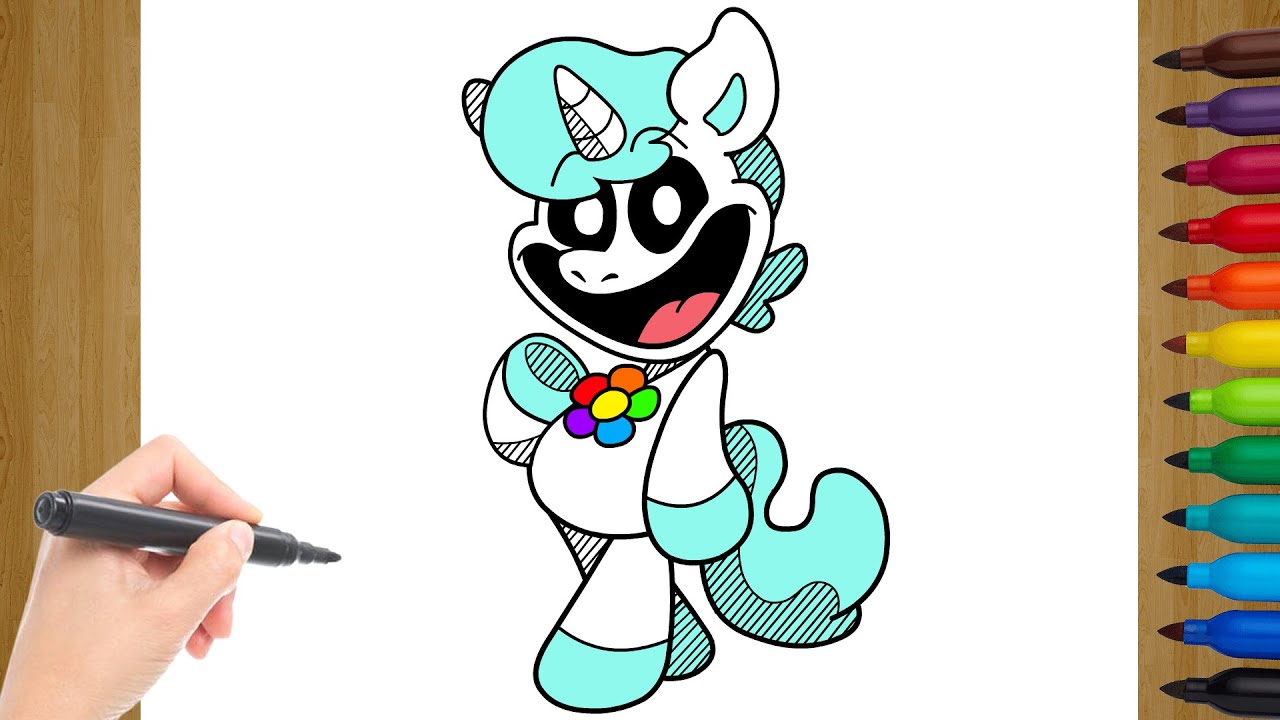 COMO DIBUJAR a CRAFTYCORN de SMILING CRITTERS l POPPY PLAYTIME CHAPTER 3