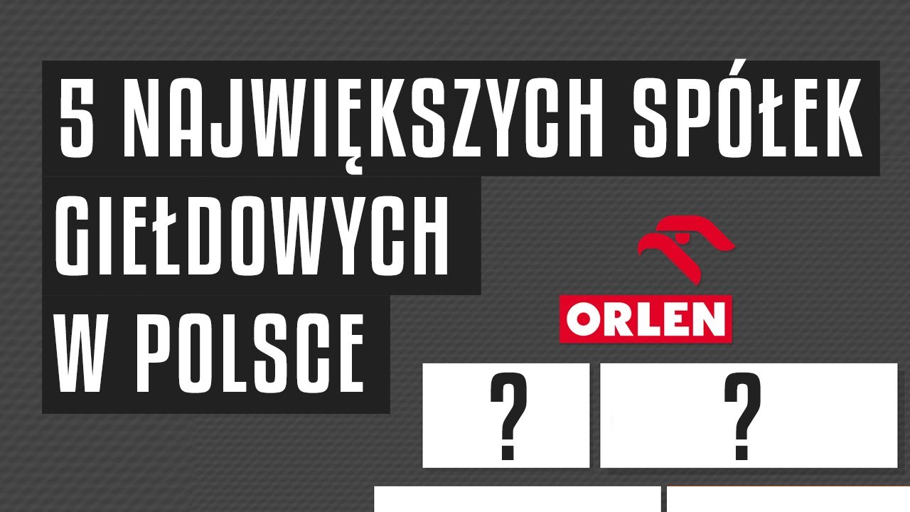 TOP 5 NAJWIĘKSZYCH firm w Polsce 🇵🇱