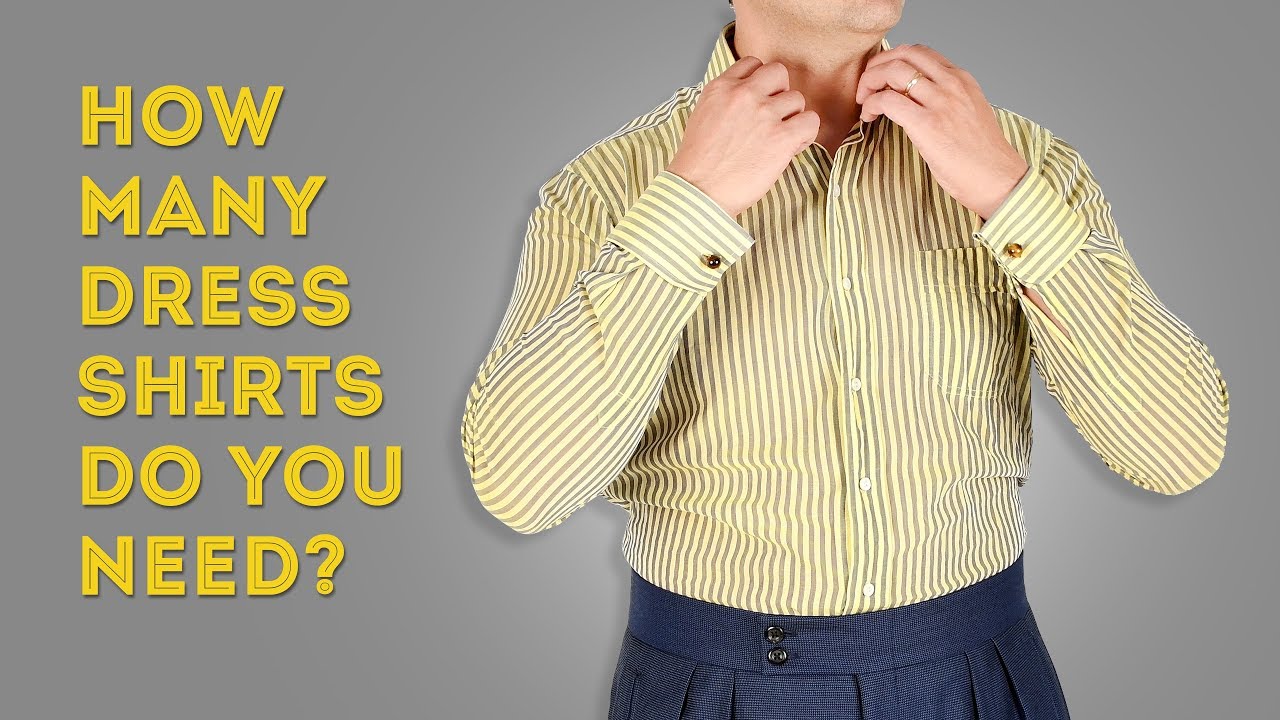 How Many Men's Dress Shirts Do You Really Need?