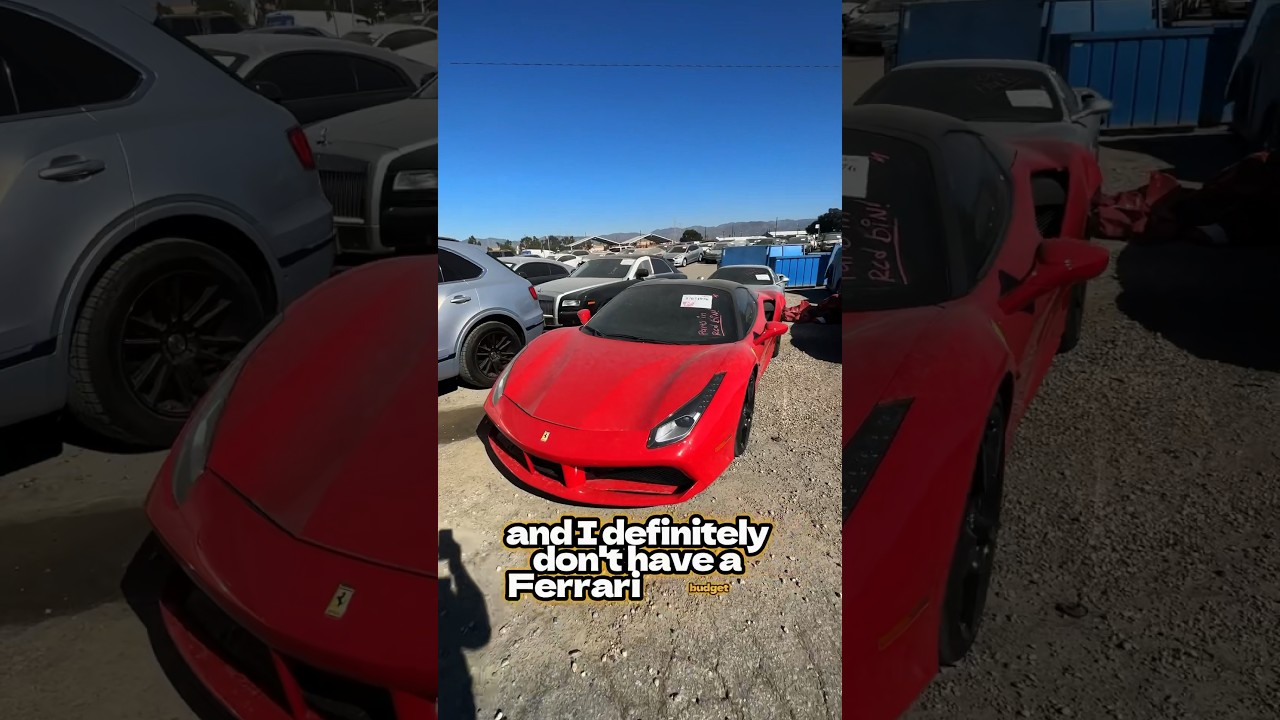 This Salvage Auction Ferrari Is An EASY Fix!