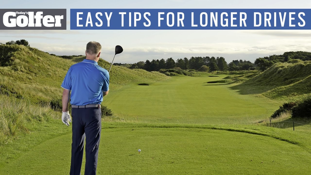 Two easy tips for longer golf drives