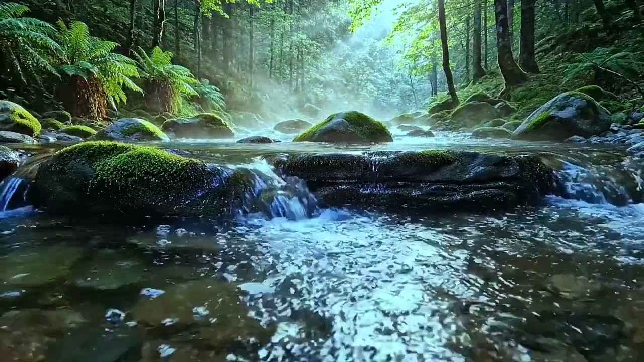 Ultimate Stress Relief 🌊 Natural Flowing Water