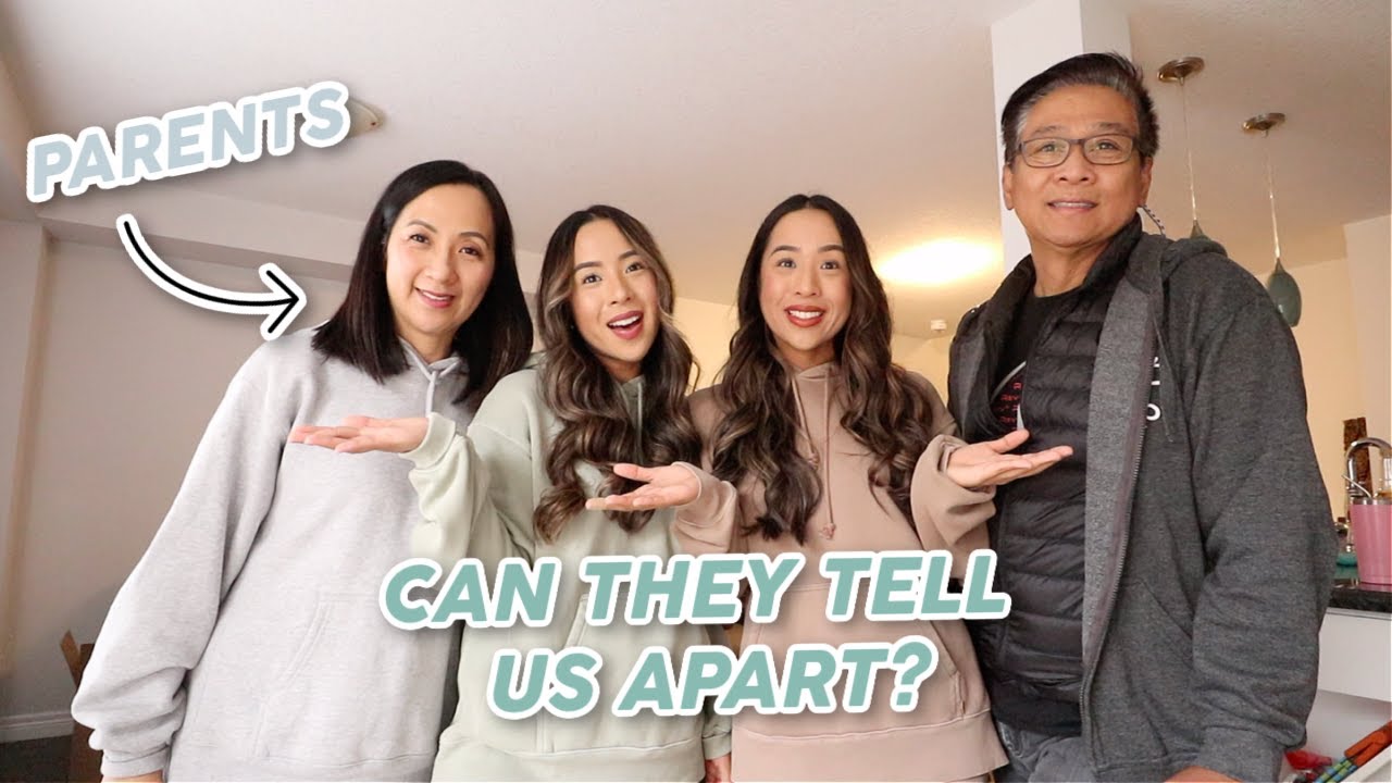 CAN OUR PARENTS ACTUALLY TELL US APART?? IDENTICAL TWINS! | Caleon Twins