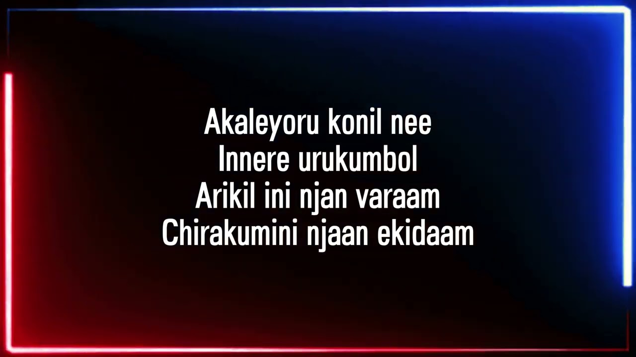 Arikil Inni Njan Varam Karoake