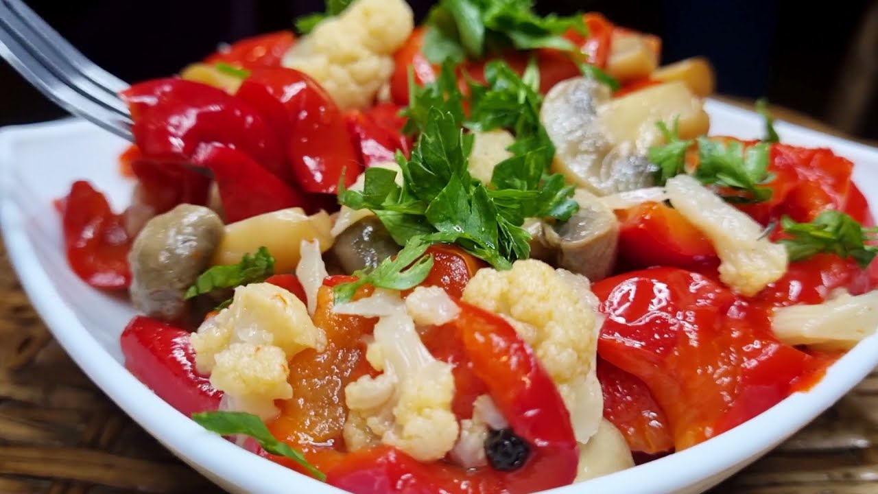 CEA mai delicioasa SALATA/GOGOSARI cu CONOPIDA pentru iarna!  САМЫЙ ВКУСНЫЙ САЛАТ НА ЗИМУ!!!