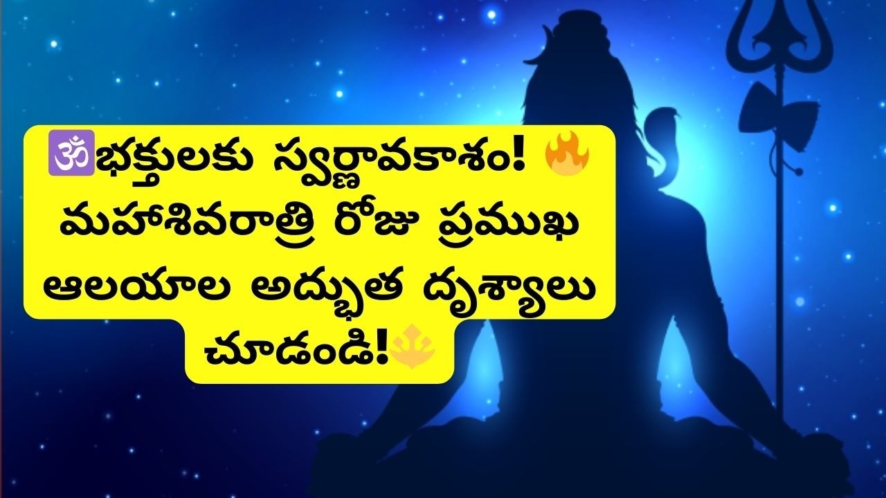 LIVE🔴: Maha Shivratri Special | Kashi & Famous Indian Temples 🕉️✨