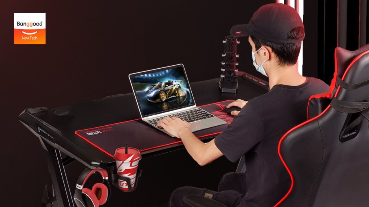 Douxlife Blade GD01 Gaming Desk with 6 RGB Lighting Color - Banggood New Tech
