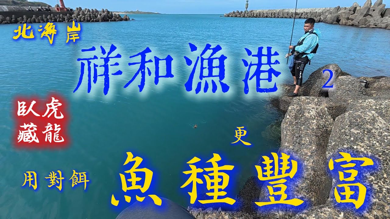 (釣魚)2025  祥和漁港2  用對餌魚種更豐富   新北市 三芝  石門 金山 北海岸 磯釣 海釣 釣魚 漁港 路邊磯  #fishing