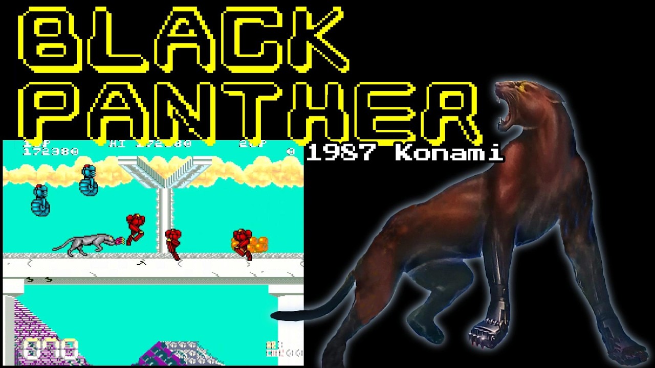 BLACK PANTHER 1987 KONAMI 【Arcade】