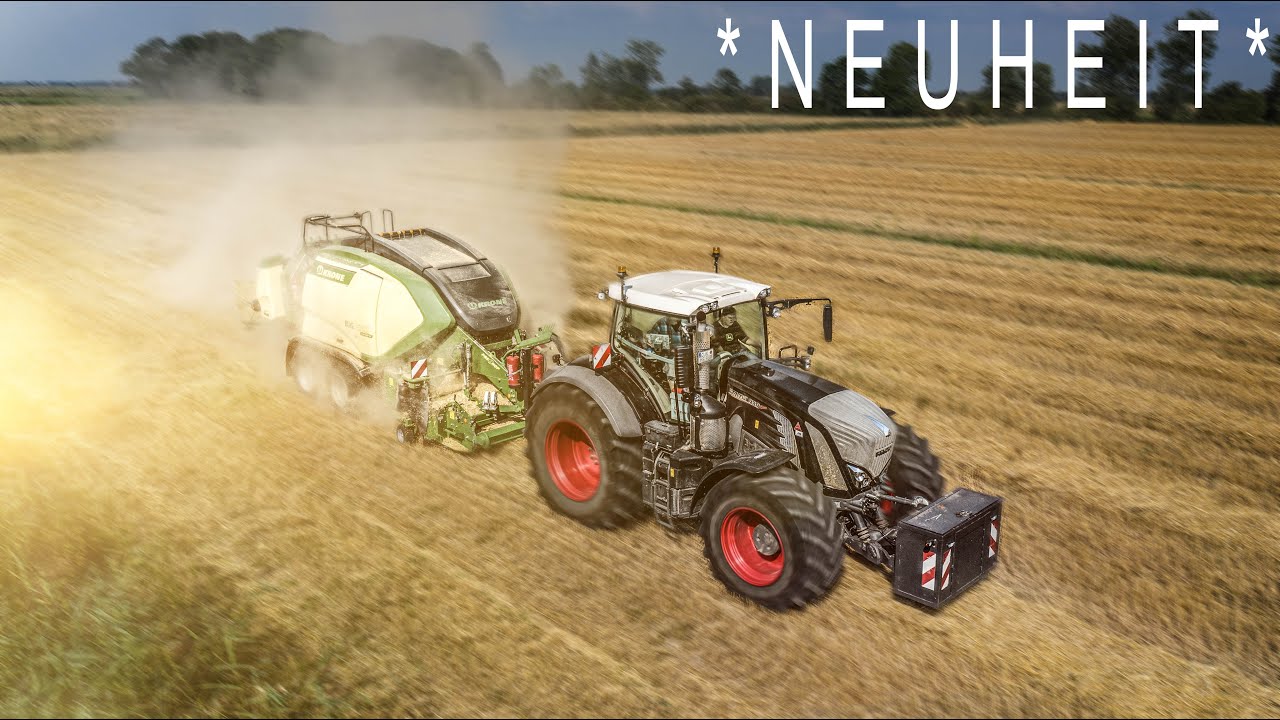 😲 KRONE NEUHEIT - Fendt 939 BLACK BEAUTY mit neuer Krone 1290 HDP VC mit Strohh&auml;cksler ! 4K