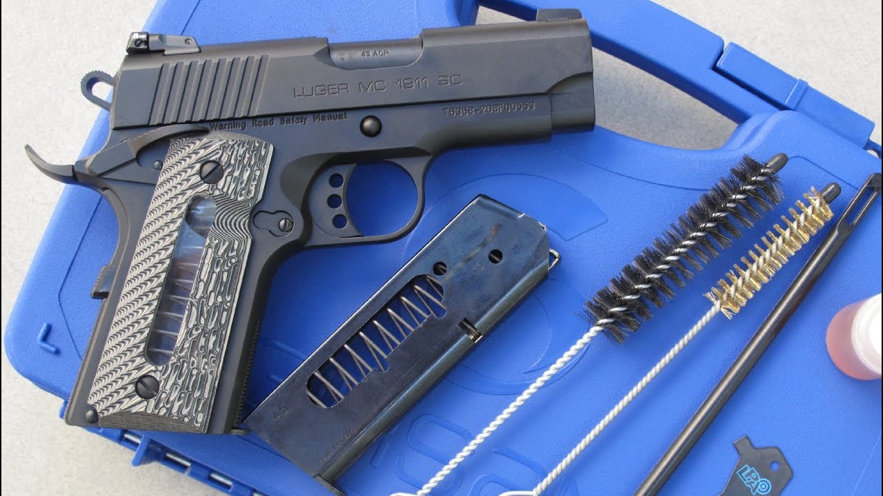 Pistolet Luger MC 1911 SC « Ultra-compact » - 1ère partie : Présentation
