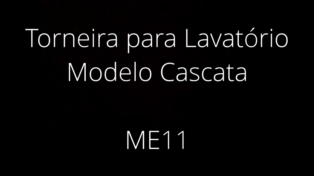 Torneiras Monocomando Modelo Casacata ME11