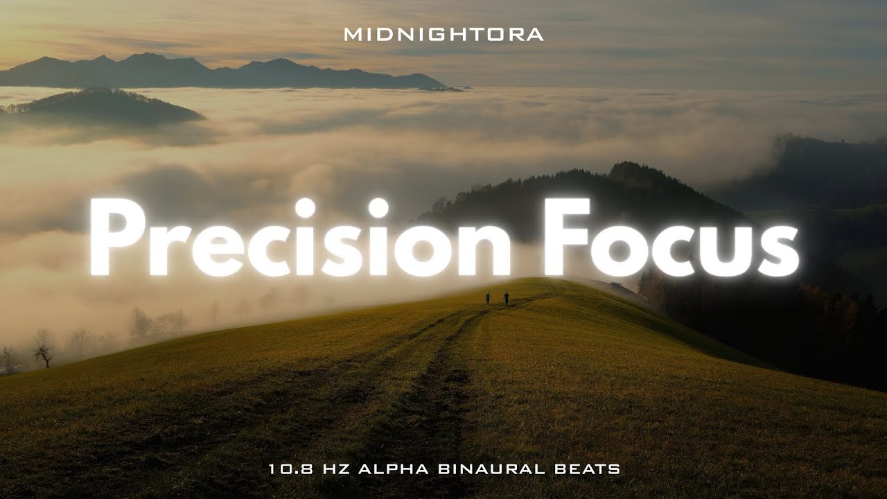 Precision Focus – Alpha 10.8 Hz | Clear Attention & Deep Study