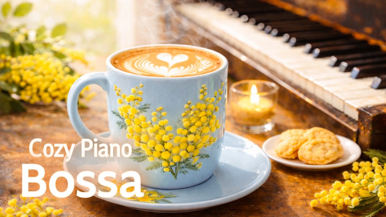 Playlist | Gentle Piano Bossa Nova – Bright Daytime Café Atmosphere