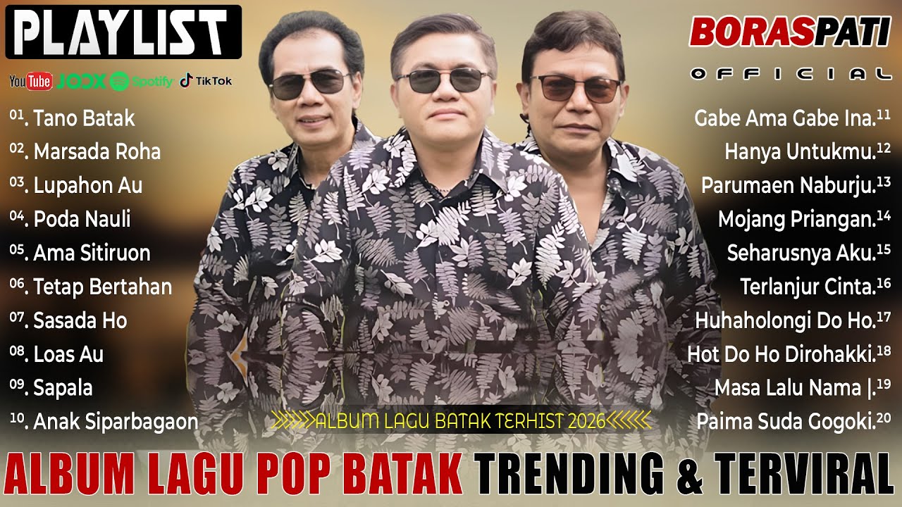 Top Lagu Batak Terbaru 2026 - Album Lagu Batak Terpopuler & Terhits | Enak Didengar | Boraspati