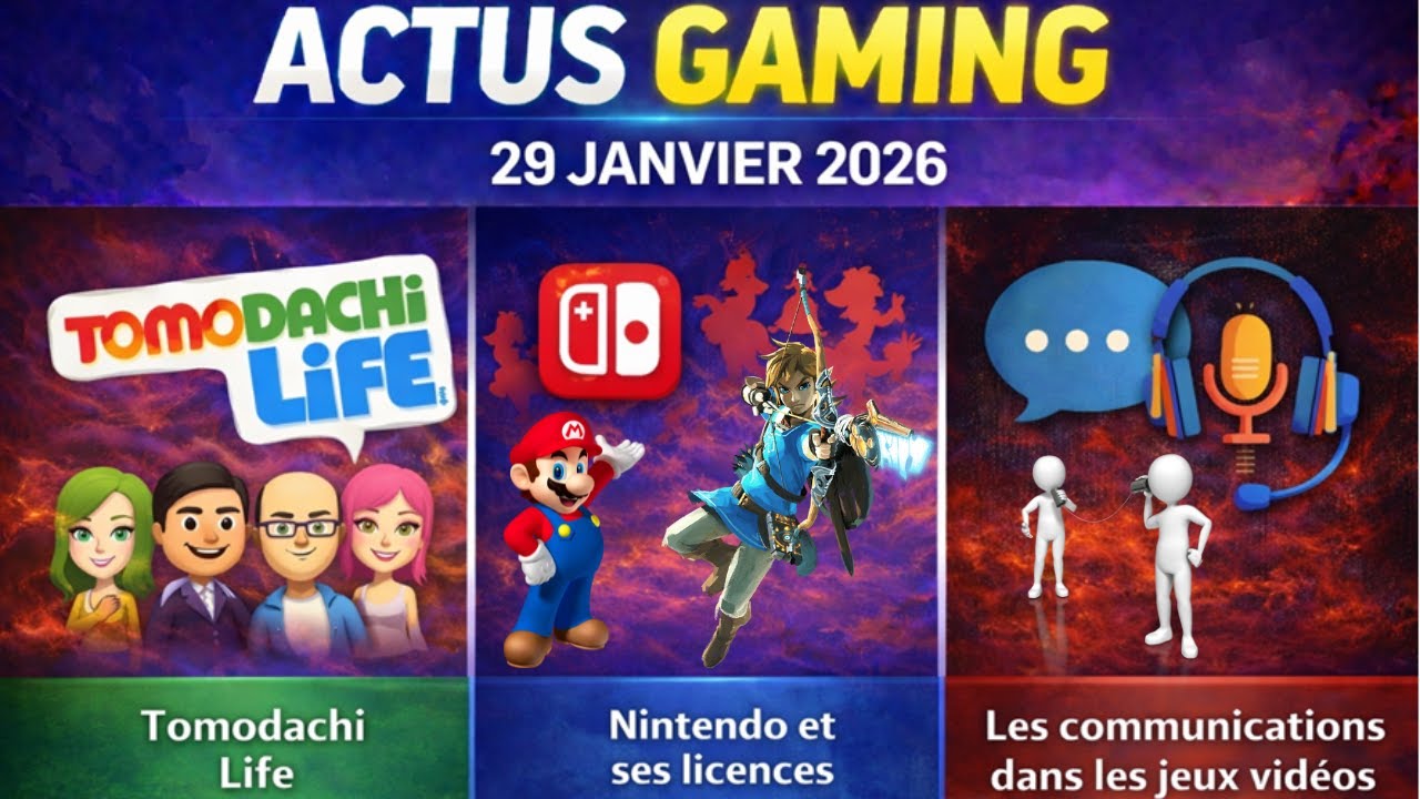 NINTENDO SURPREND TOUT LE MONDE : TOMODACHI LIFE FAIT SON GRAND RETOUR – SLY’ACTU – 29 janvier 2026