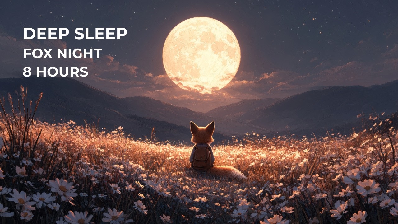 Deep Sleep music 🦊 Fox Ambience | Relaxing Sleep Music Insomnia Relief  Fall Asleep Fast 4K 8 Hours