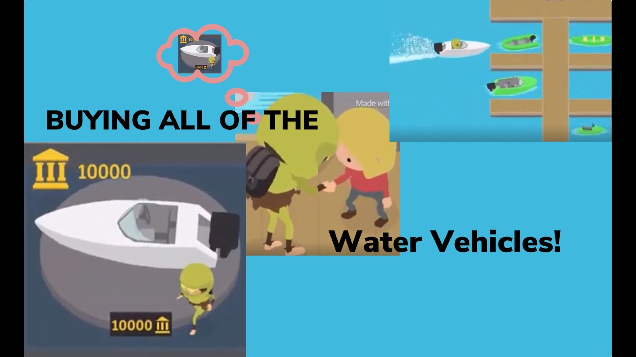 BUYING ALL OF THE WATER VEHICLES! Sneaky Sasquatch