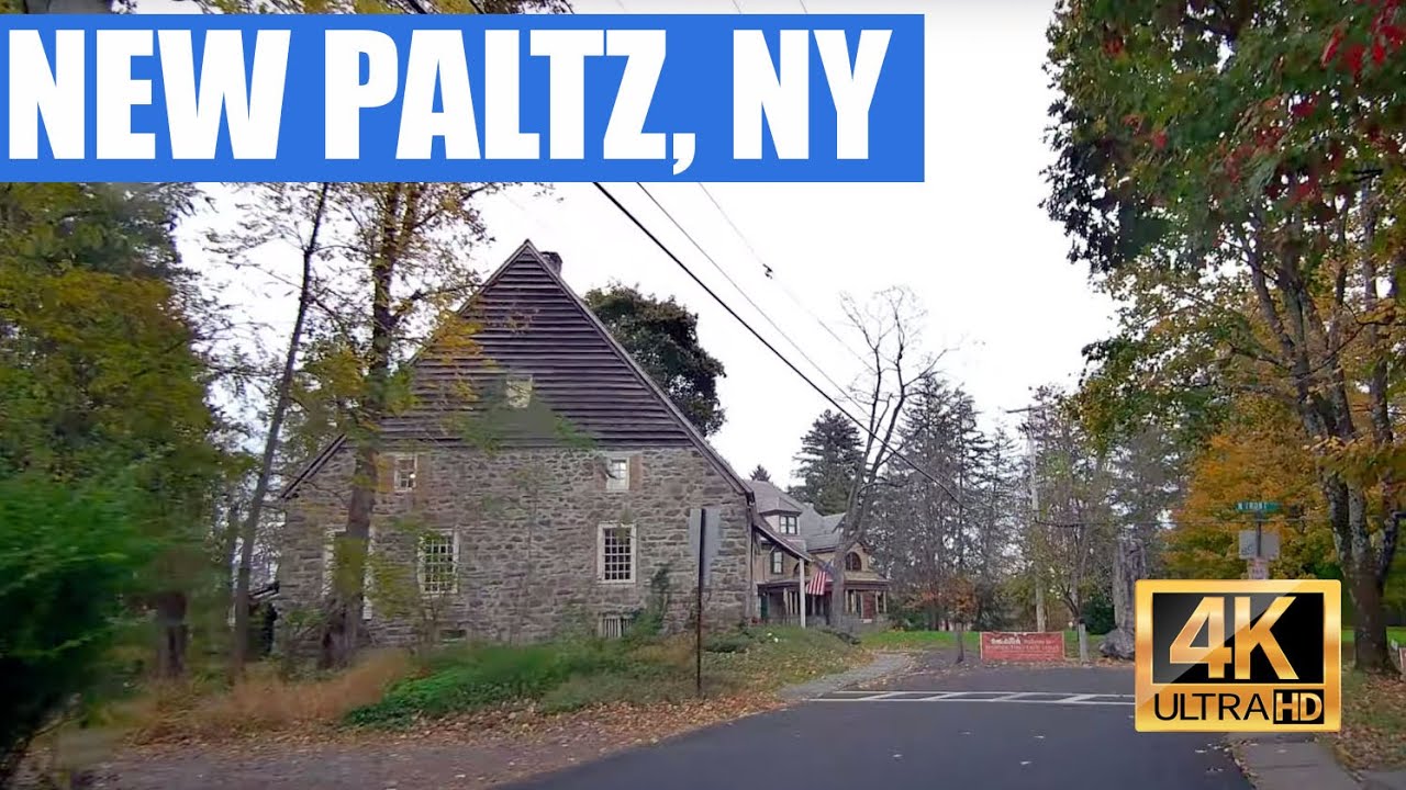 Driving around New Paltz, New York in 4K