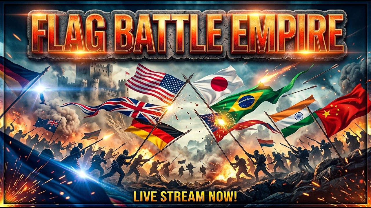 Flag Battle LIVE - Intense Nation Battle Arena #flagstorm #countryattack Part109