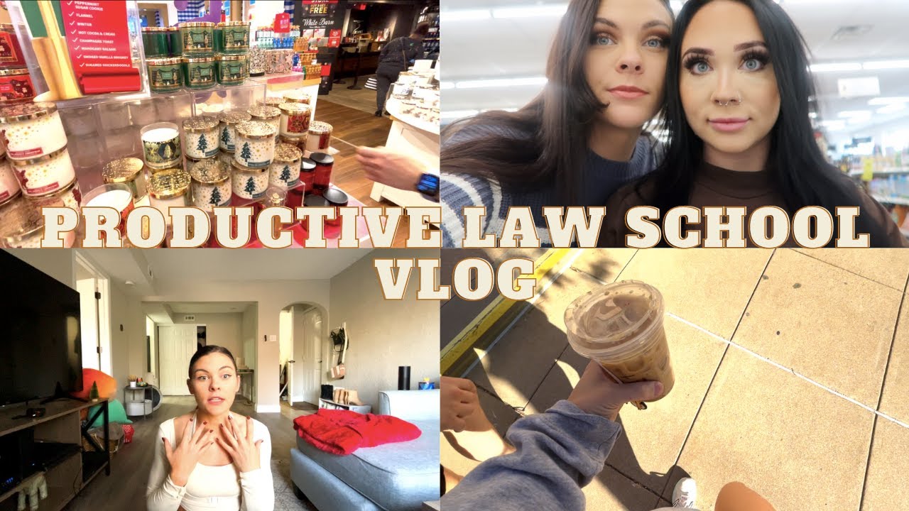 PRODUCTIVE LAW SCHOOL Vlog: Getting Over Breakups, Outlining, and Bestie Shopping Day!