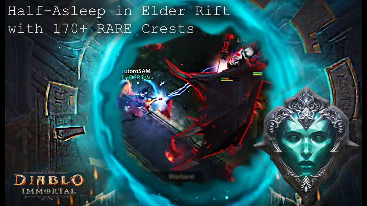 Half-Asleep in Elder Rift with 170+ RARE Crests | Diablo Immortal