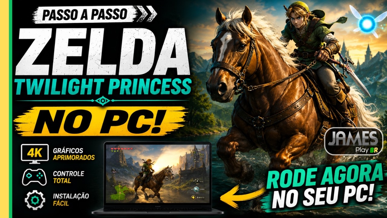 Zelda Twilight Princess no PC! Guia Completo do Port em 4K (Passo a Passo)