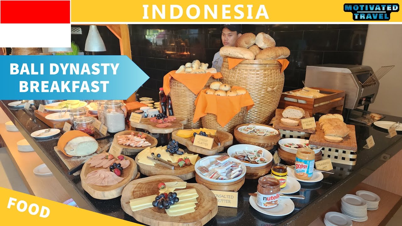 Bali Dynasty Resort Breakfast Buffet - Tour and Review