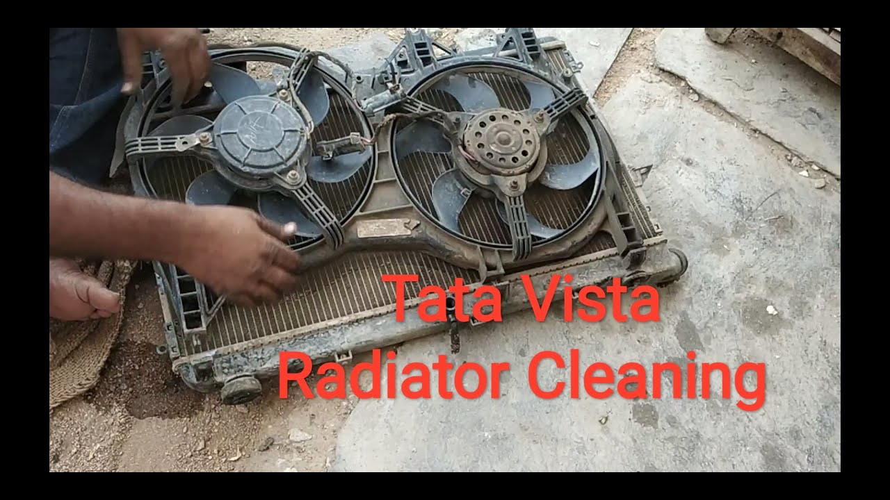 #TataVista #Radiator Tata Vista Radiator Cleaning