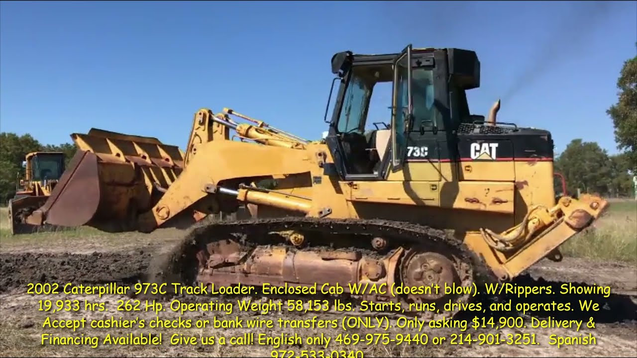 2002 Caterpillar 973C Track Loader