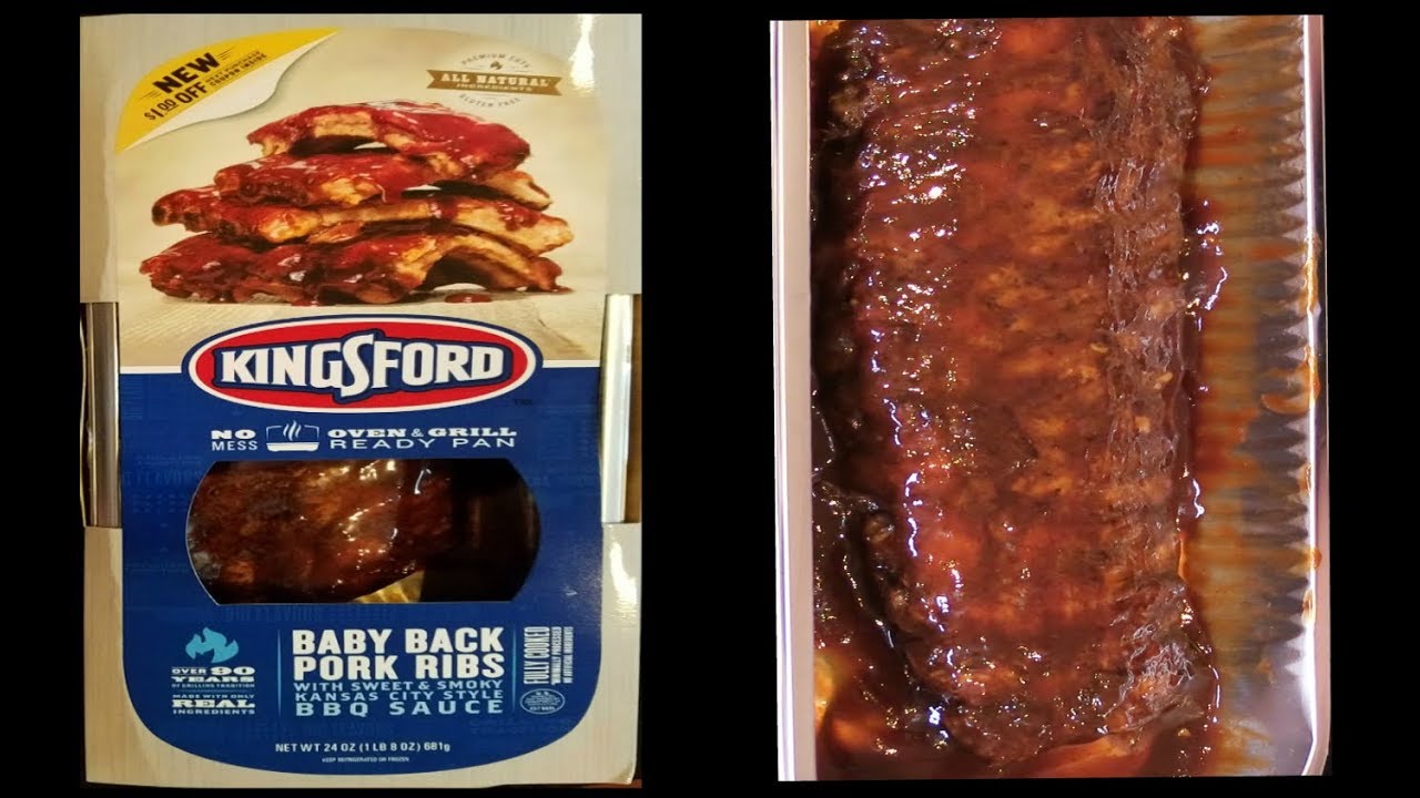 Kingsford Fully Cooked Baby Back Ribs - WHAT ARE WE EATING??