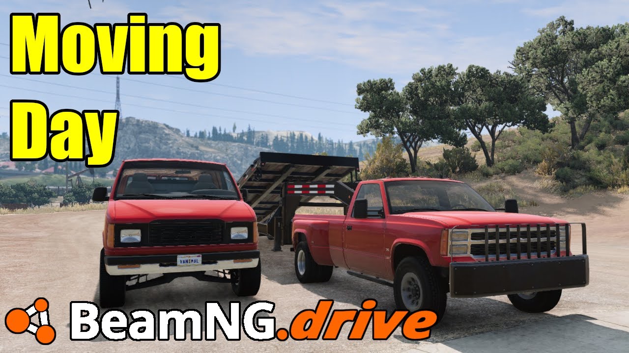 Moving To A New Garage ep7 | BeamNG RLS Career Overhaul Mod