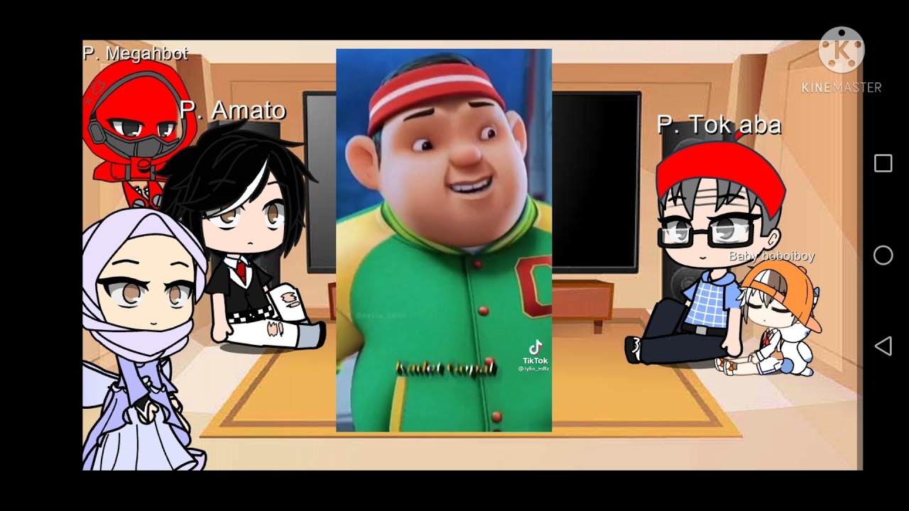 Past Boboiboy family react to future and+amv
