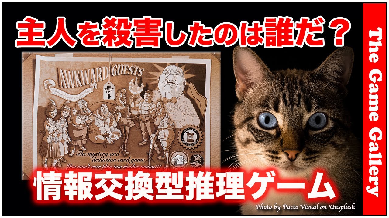 【招かれざる客 ( 厄介なゲスト) 】- 犯人・動機・凶器の３つを推理せよ / ボードゲーム