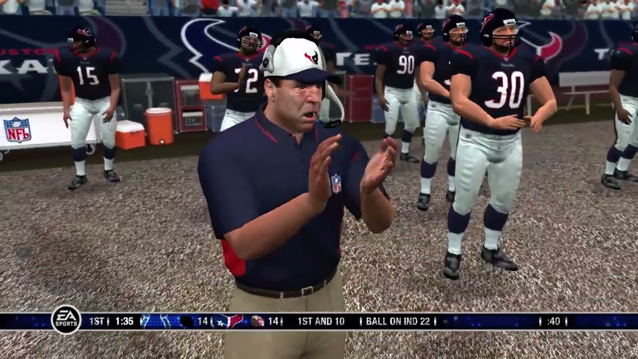 Madden NFL 07 Xbox 360 Gameplay - Indianapolis Colts vs Houston Texans