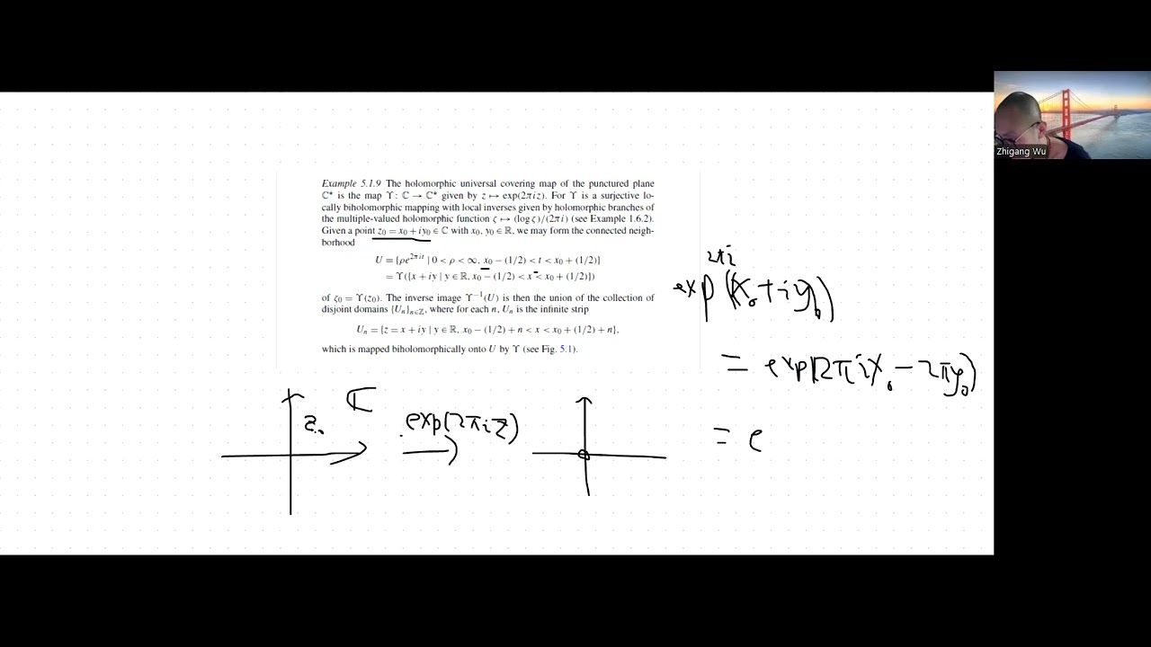 Covering space criterion: universal covering space of C* as the exponential map